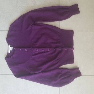 2/$15! Cute Fit Purple Cardigan